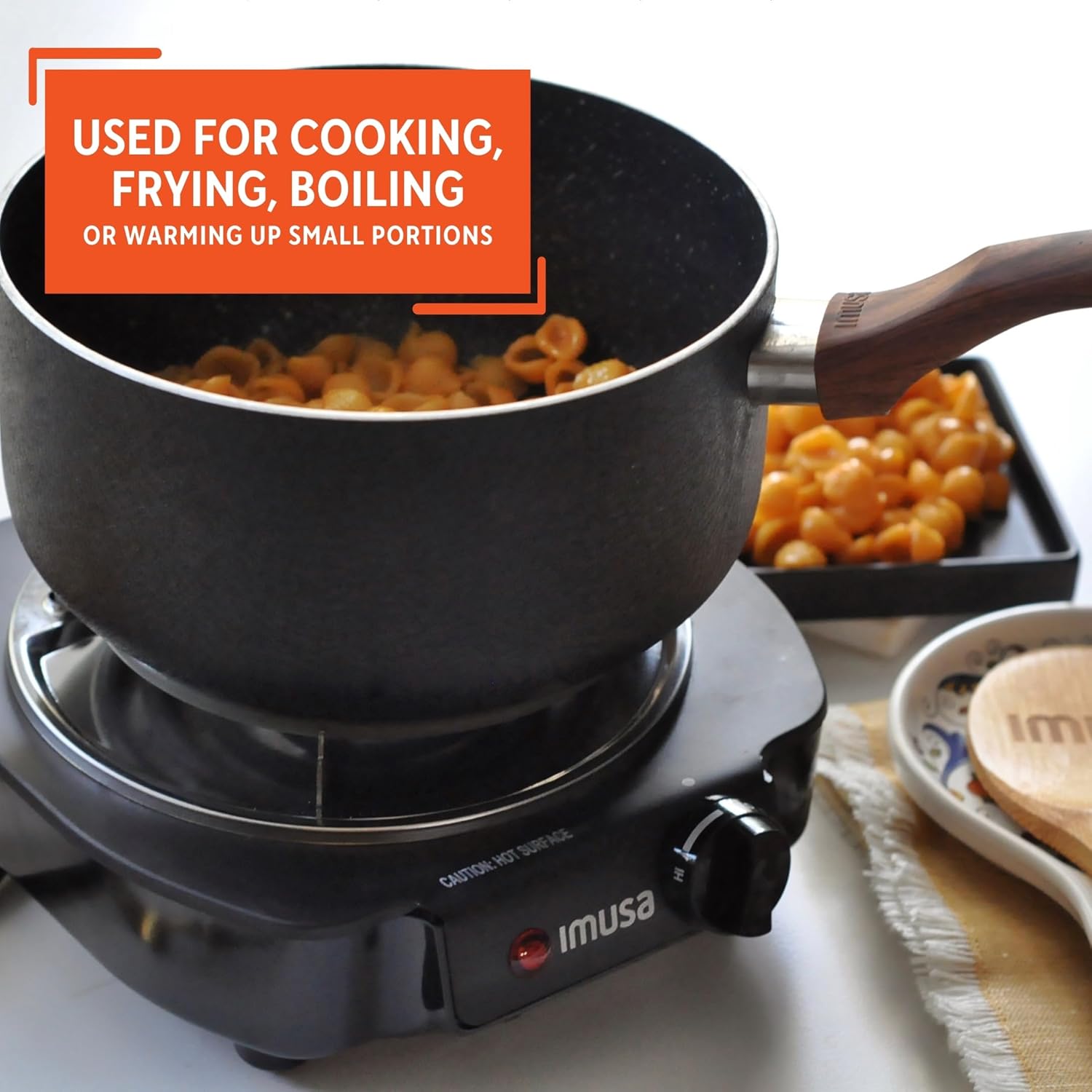 IMUSA Single Electric Burner, Black - Image 6