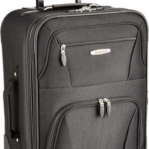 Expandable Spinner Carry On, Black, 19-Inch