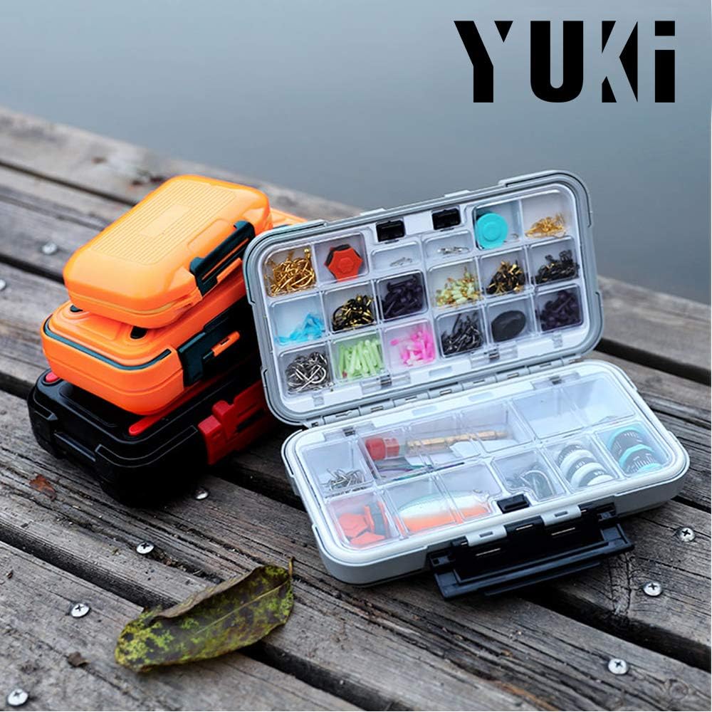 YUKI Fishing Lure Boxes, Bait Storage Case Fishing Tackle Storage Trays Accessory Boxes Thicker Plastic Hooks Organizer for Vest Casting Fly Fishing - Image 7
